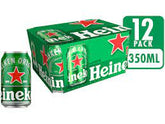 Cerveja Heineken Pilsen 12 Unidades Lata 350ml